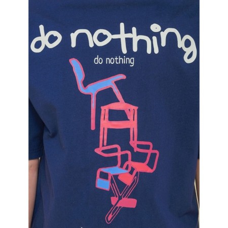 T-shirt for boys, height 128 cm, dark blue color-4