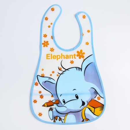 Blory for feeding waterproof on Velcro, for a boy, with a pocket, mix-1