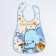 Blory for feeding waterproof on Velcro, for a boy, with a pocket, mix