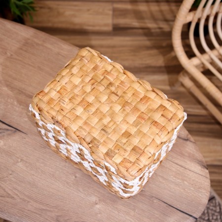 Wicker basket 32x22x17 cm-4