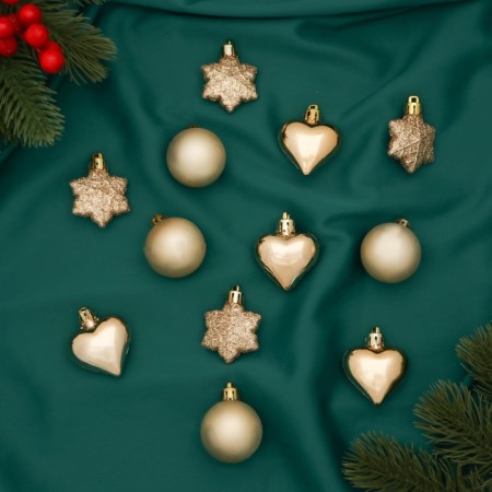A set of jewelry plastic 12 pcs "Amur-Lamur" Golden