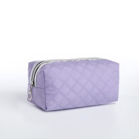 Lightning cosmetic bag, lilac color