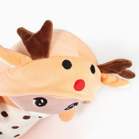 Soft toy "cat" in a deer costume, 70 cm-1