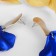 Earrings Assorted "Wind" Enjoyness, color blue-gold