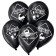 Shar Latex 12 "Liberties", male, 1 tbsp., Set 25 pcs, black color