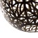 CROPENT Lamp "CROX" black 1x40W, E27, 50x50x55 cm
