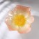 Serving dish on the leg "Pink lotus", D = 27 cm