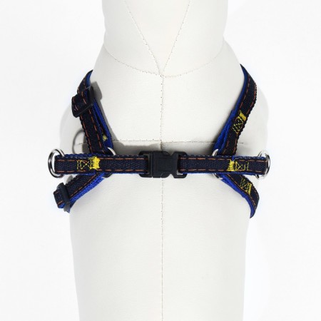 Kit "jeans", leash 120 x 1 cm, og 25-40 cm, blue-5