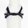 Kit "jeans", leash 120 x 1 cm, og 25-40 cm, blue