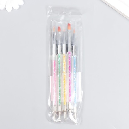 Tools for modeling and adding a form with "mica brushes" set of 5 pcs 15 cm-4