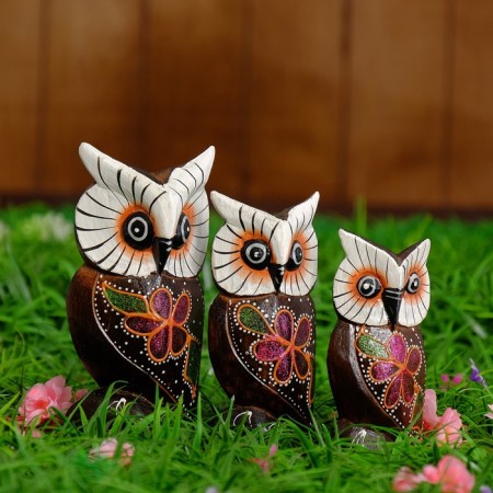 Souvenir set tree "Owls" 15x4x20 cm-1