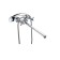 BUNE BAUU BA5318-4-C007-B702 bath, pour 350 mm, shower set, brass, chrome