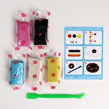 DIY Plasticine soap "Chocolate Donut", 5 cV 15 g-1