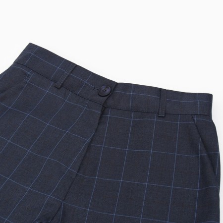 Women's pants in the Minaku cage: classic blue color, pr 50-7