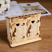 Wooden piggy bank 