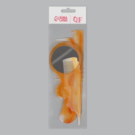 Set of hairdresser, 4 objects, color "Amber"-7