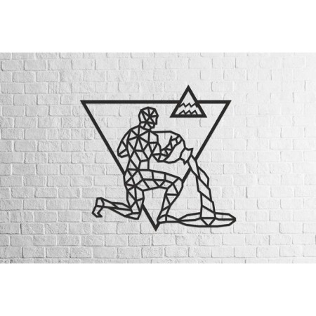 Wooden decor wall -up "Aquarius", panel, puzzle Ewa Design