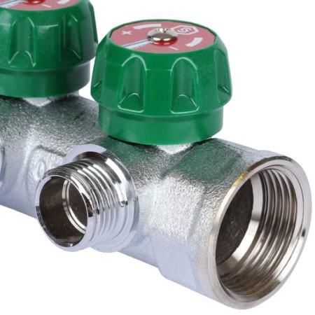 Collector regulator Stout SMB-6849-011204, 1 ", 4 exits, 1/2", flat seal-3