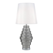 ST LUCE bedside lamp. SL1001.104.01. Rexite. 1x40 W, E27, 35x35x74 cm, chrome color, smoky