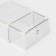 Shoe storage box Large Size sharing 21 × 33.5 × 12 cm, 3 pcs, white color