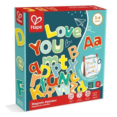 Magnetic wooden Hape "Learning English with Hape"-1