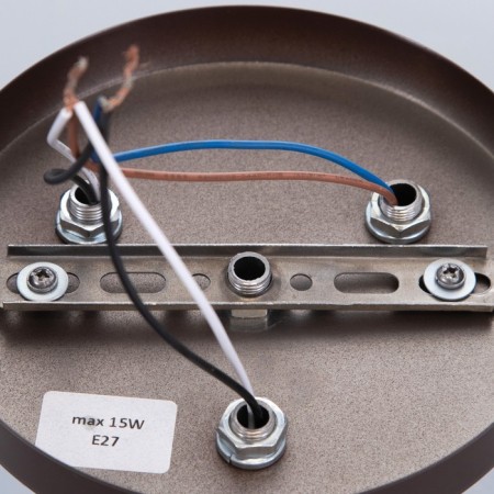 Causte "Online" (cylinder) 3x15W E27 Model: BR 00216 Wenge/Blue-7