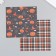 A set of scrapbooking paper 12 sheets 12 Halloween designs 160 grams 15.2x15.2 cm
