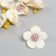 A bud on the leg for decorating "Milk buttercup" d = 2 cm