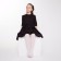 Pantyhose children, white color, height 110-116