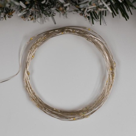 Garland “thread” 5 m Rosa, IP20, silver thread, 50 LED, glow warm white, 2 modes, AAH3-1