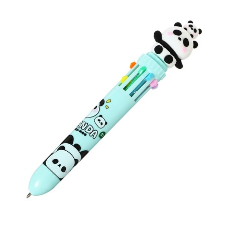 Handle Automatic Ball 10 color, rod 0.7 mm, "panda", mix-1