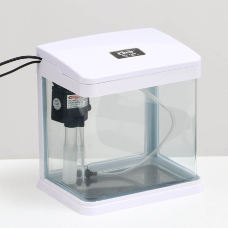 The Seastar HX-180F Aquarium includes: LED lamp, filter, 3.5 l, white