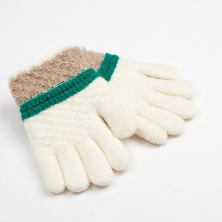 Children's gloves minku colored, col. Milk, 15 rr (15 cm)-1