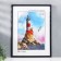 Photo frame plastic "Rainbow" 30x40 cm, black
