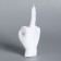 Figure candle "Hand-fake", 10x4 cm, white