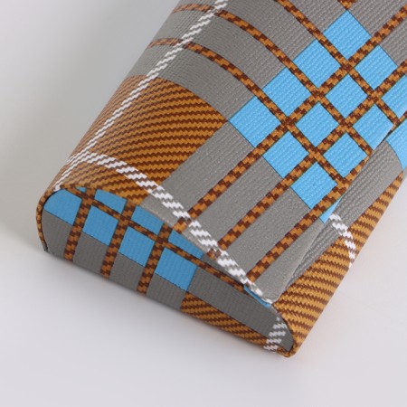 Magnet glass case, length 16 cm, brown/blue color-2