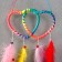 Dreams of Dreams "Woven Hearts" Bright feathers 55 cm