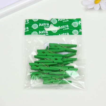 Brongs wood, 45 mm, (set10 pcs.) Green-2