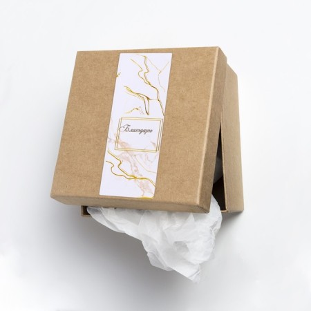 Stick Paper "Marble with gold" embossing 3x9 cm sheet 10x10 cm-2