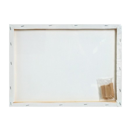 Canvas on the subframe, cotton 100%, 1.6 x 18 x 24 cm, acrylic soil, medium -grained, 380 g/m²-4