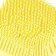 Brush for washing and massage of animals, with a container for shampoo, yellow