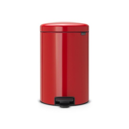 Brabantia Newcon bucket, plastic inner bucket, with a pedal, flame red color, 20 liters