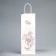Gift package for a bottle, packaging, "for you", white craft, 13 x 36 x 10 cm