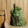 A broom for a bath oak with sage, in individual packaging