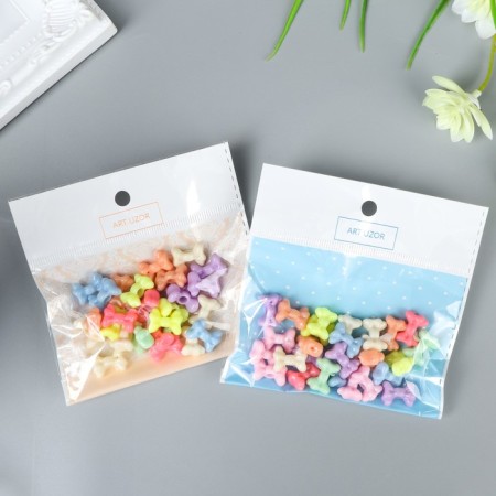 Beads for creativity plastic "Balt. Pastel colors" set of 30 pcs 15 g 1.4x1 cm-3