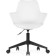 Computer chair Tulin plastic/eco -leather, black/white 60x60x83 cm