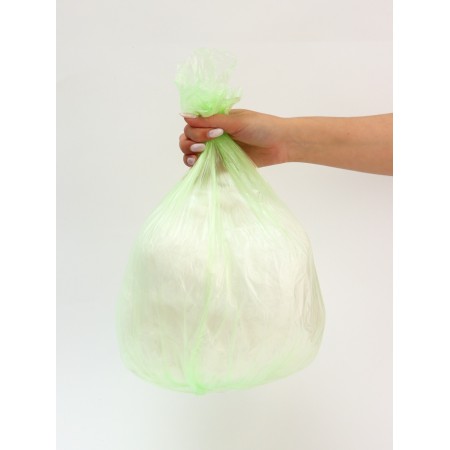 Garbage bags in the roll "Upak Land" 30 l, green, PND, 5 μm, 20 pcs-3