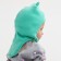 Hat-shop with ears cat, mint color, size 46-50