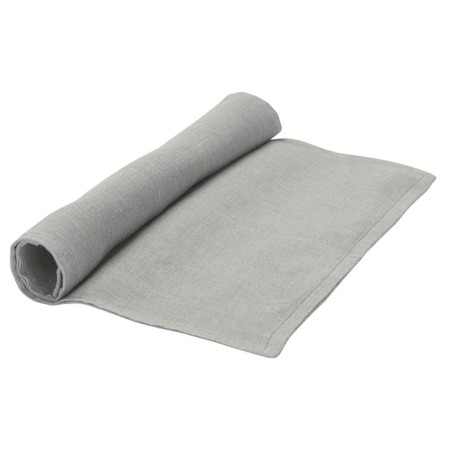 Napotle for devices made of washed linen in gray color Essential, size 35x45 cm-2