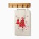 New Year. Red Tree towel, 39x60cm, 160g/m Len50% HL50%